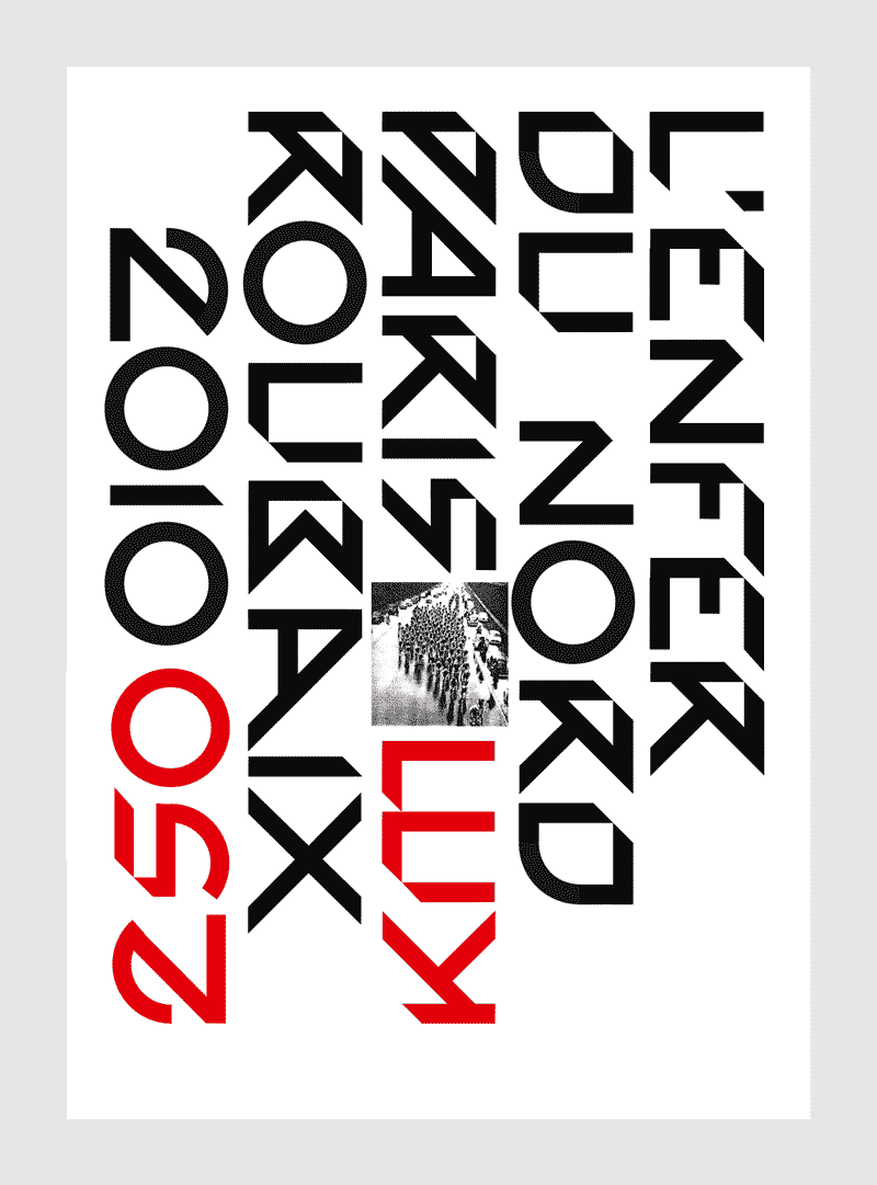 affiche graphique typographie